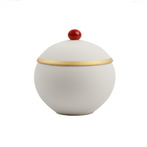 Round box - Turquoise/Rouge/Or