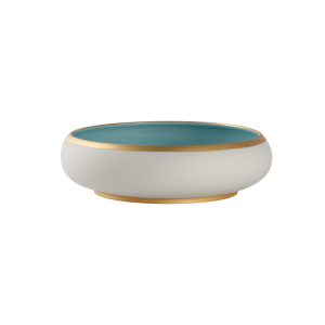 Coupelle - Turquoise/Blanc/Or