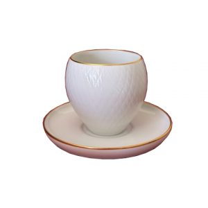Coffee cups set of 2 - White