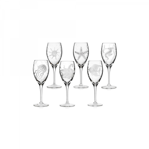6 verres à vin - Clair