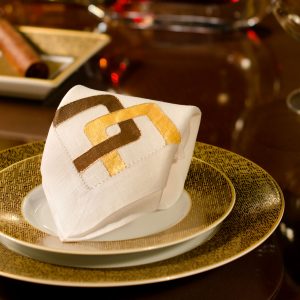 Lot de 23 Assiettes le Fil - Or